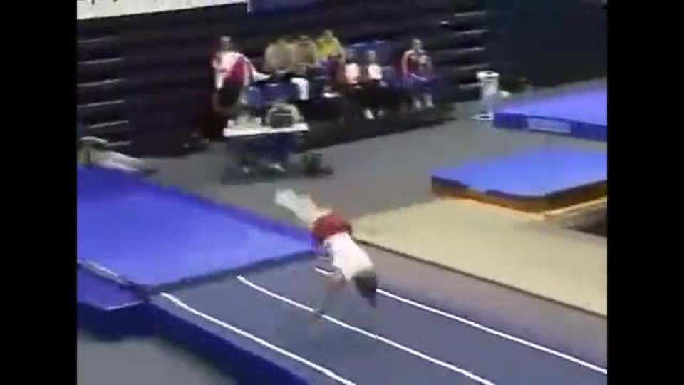 Unbelievable Gymnast Skill
