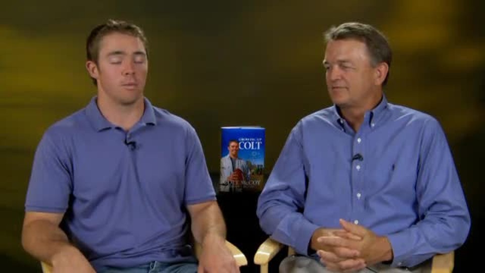 Colt McCoy & His Father Discuss Growing Up Colt