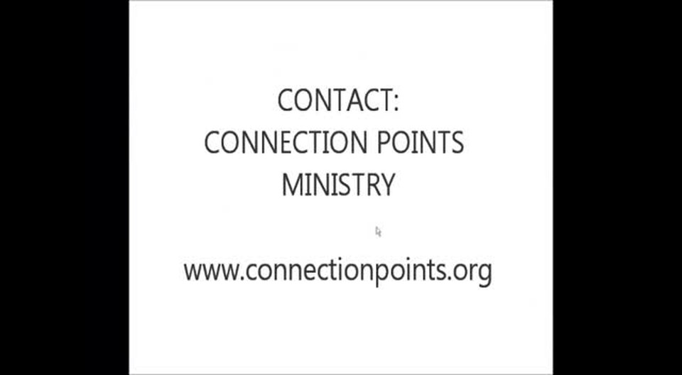 Discipleship-Connection Points Ministry