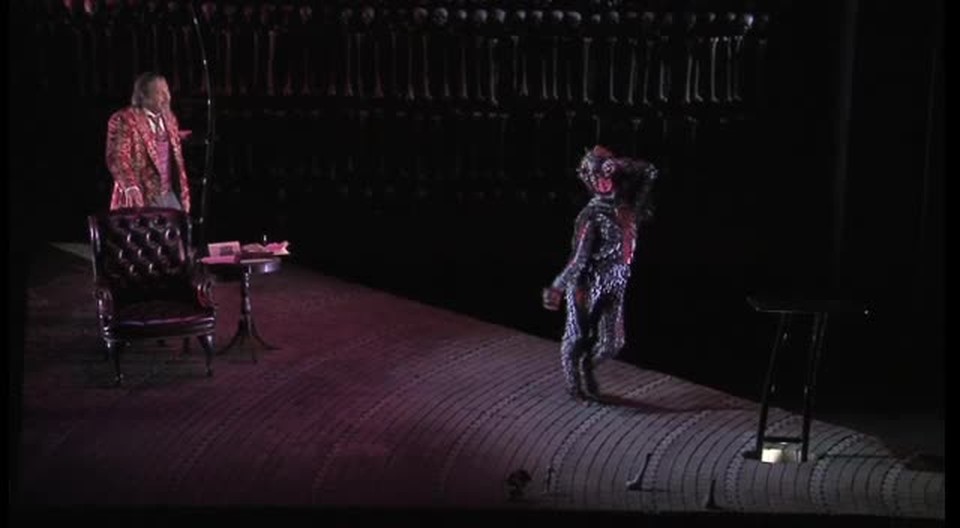 Catwalk Scene from The Screwtape Letters on Stage