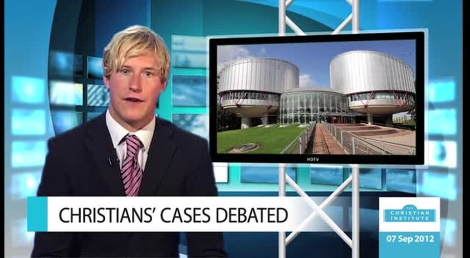 News Bulletin 7 September 2012 -- The Christian Institute