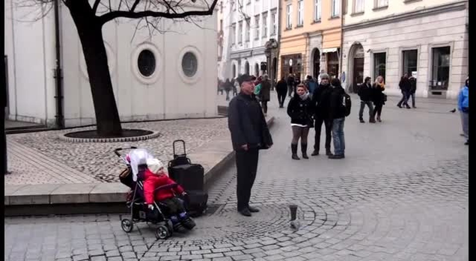 Adorable Toddler Takes The Spotlight From His Singing Grandpa - So Cute!