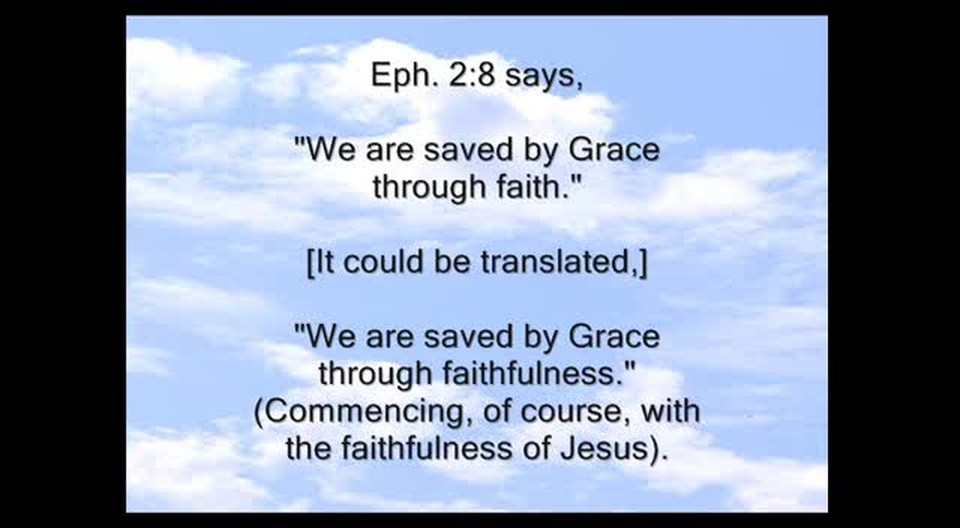 Faith and Faithfulness