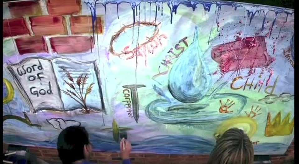 Touching Time-Lapsed Painting of the Names of Jesus!