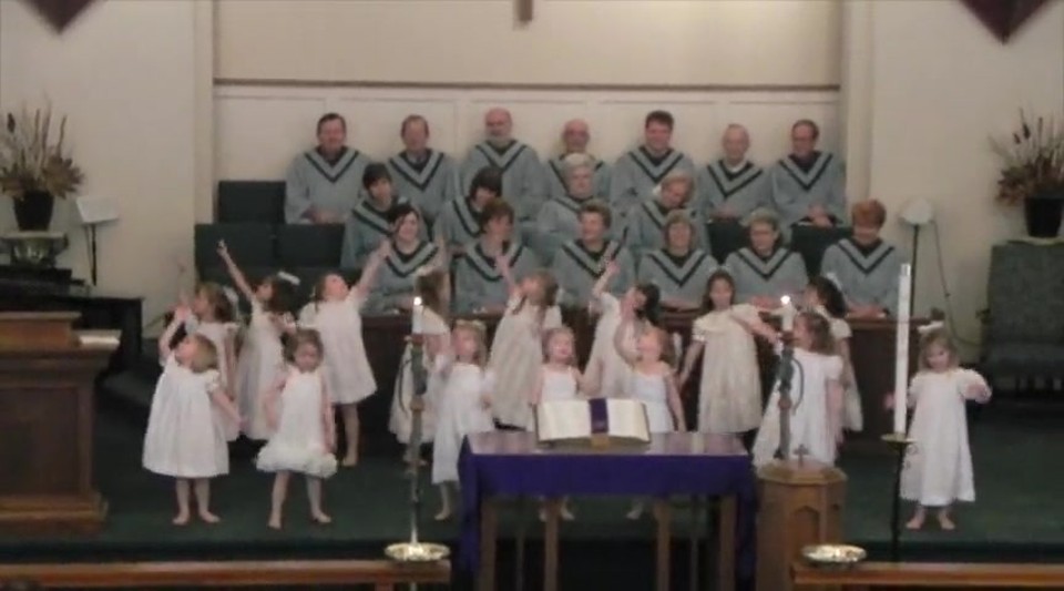 Trinty United Methodist "Little Angels" Dance to "Jesus Loves Me"
