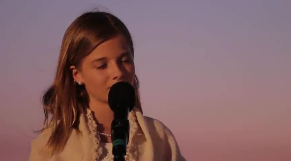 Lucky Bride and Groom Have First Dance to Live Performance from Jackie Evancho