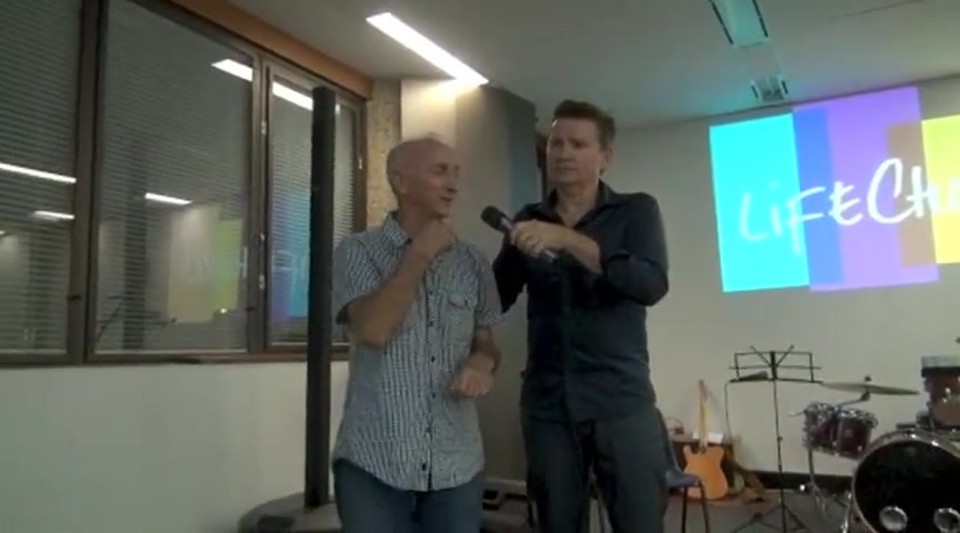 People miraculously healed in seats