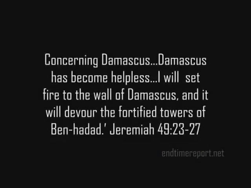 Syria in End Times Bible Prophecy