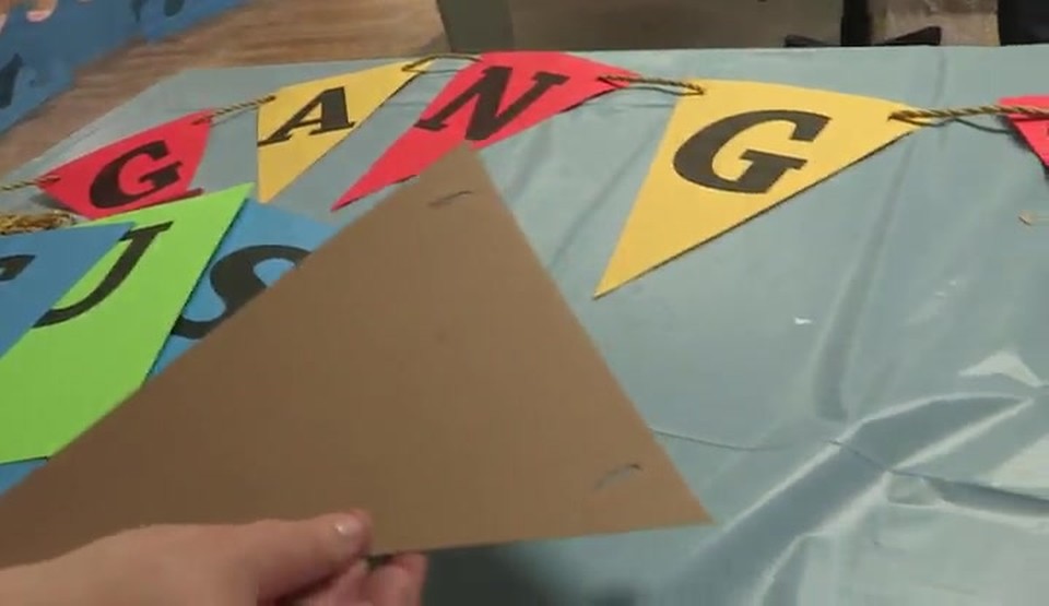 Gangway to Galilee, Concordia's 2014 VBS Decorating - Gangway Flags