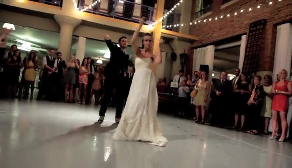 Bride Groom's Surprise First Dance is Full of Fun, Love and Family