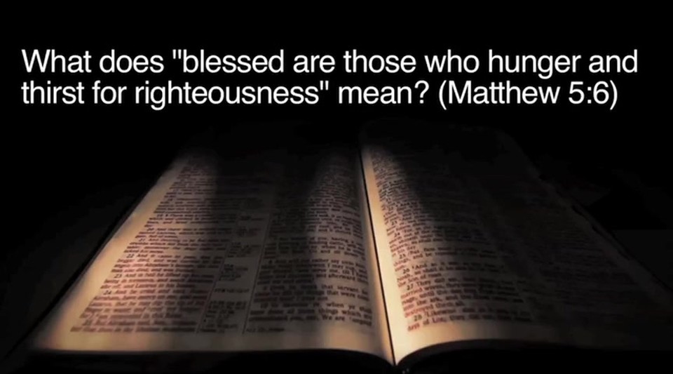 BibleStudyTools.com: What does "blessed are those who hunger and thirst for righteousness" mean? (Matthew 5:6) - Johnnie Moore