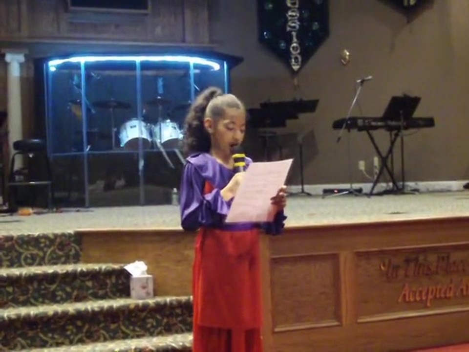 Glory age 9 Spoken Word