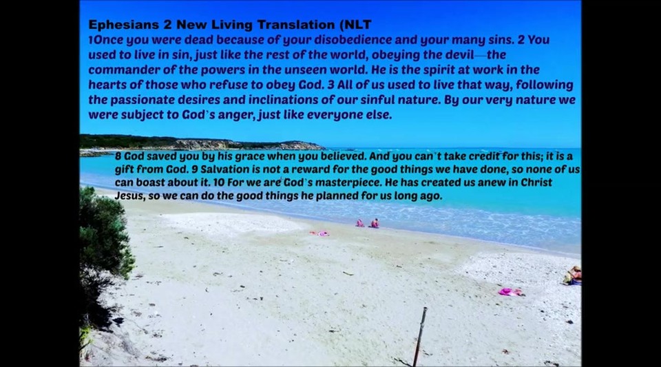 Salvation is not a reward for the good things we have done