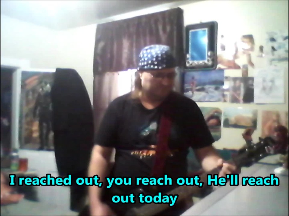 Playing "Reach Out" by Stryper