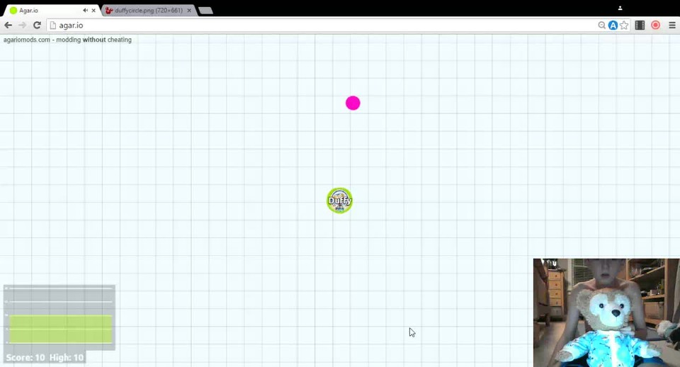 Duffy plays Agar.io