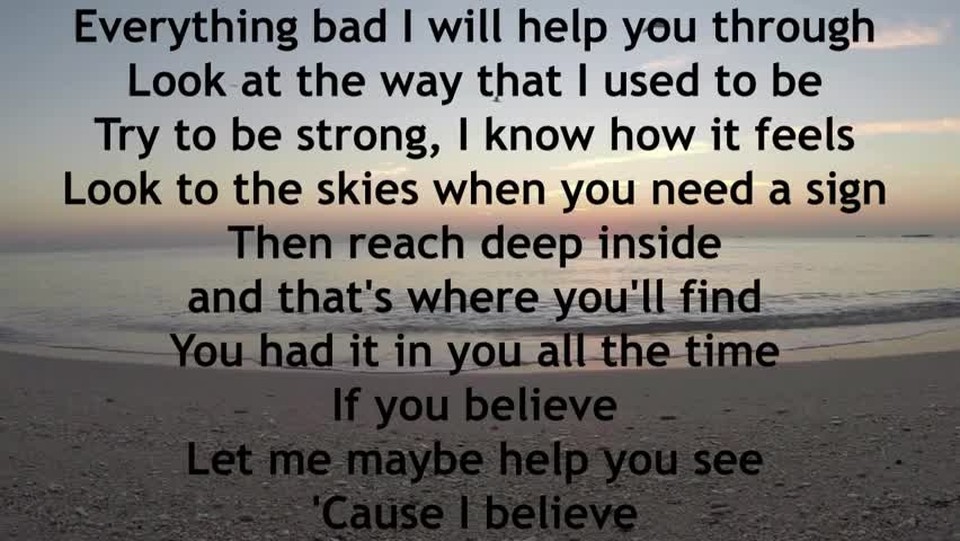 I Believe