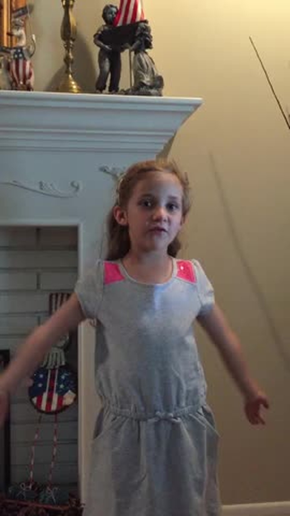 5 YR OLD-GOD BLESS AMERICA