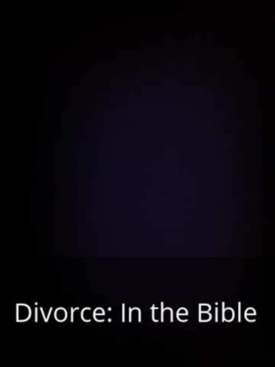 audio book - Divorce in the Bible Corinthians part 3