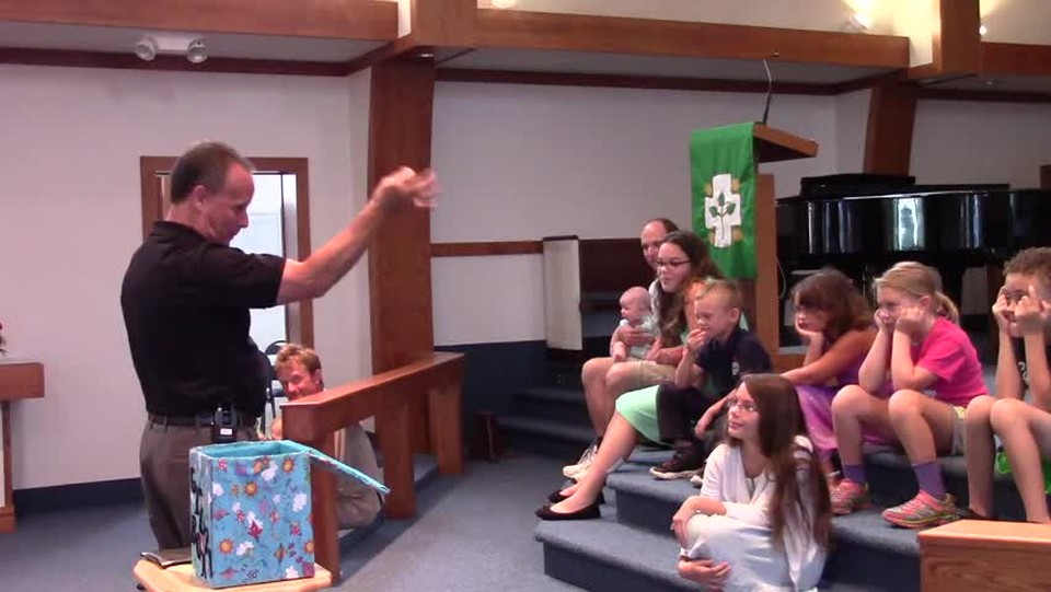 Pastor Mark Kimpland's Children's Sermon 8/21/16. Endwell UMC