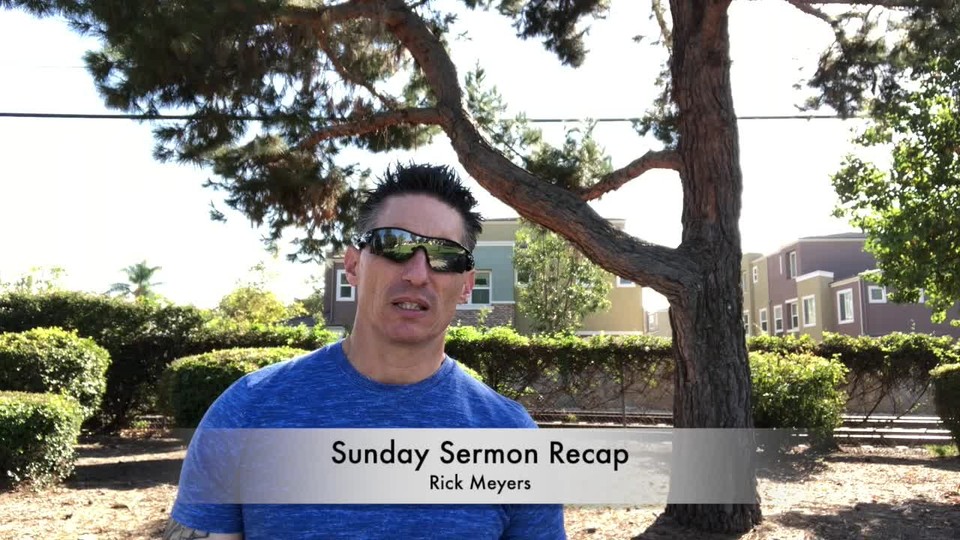 Sunday Sermon Recap - November 4, 2018