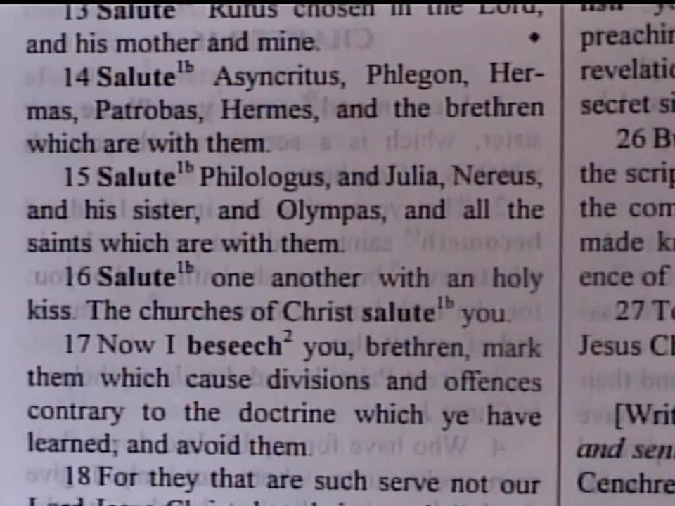 My Fellowprisoners – Romans 16:7-24 – Bible Discussion – Pastor D. A. Waite – BFTBC