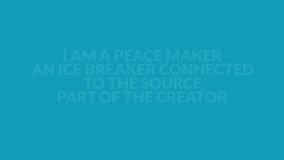 Affirmations Song Lyric video