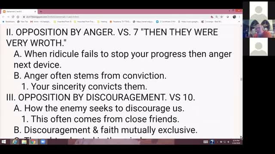 Nehemiah 3 and 4