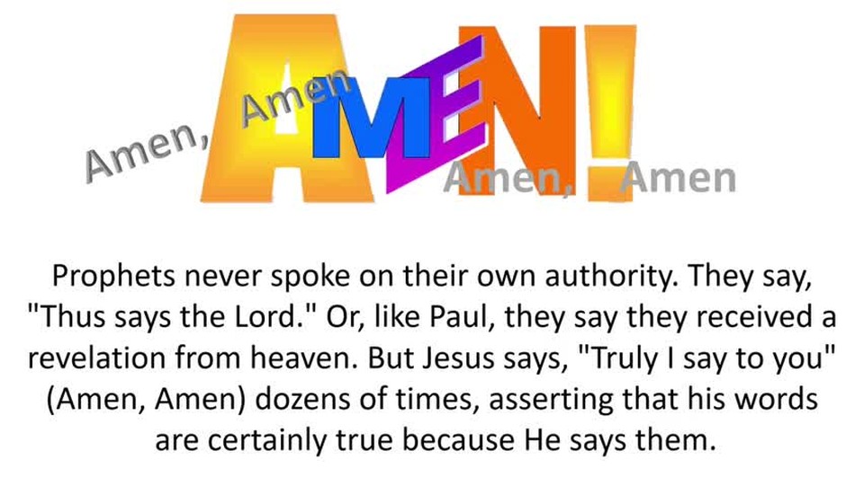 CAN I GET AN AMEN?