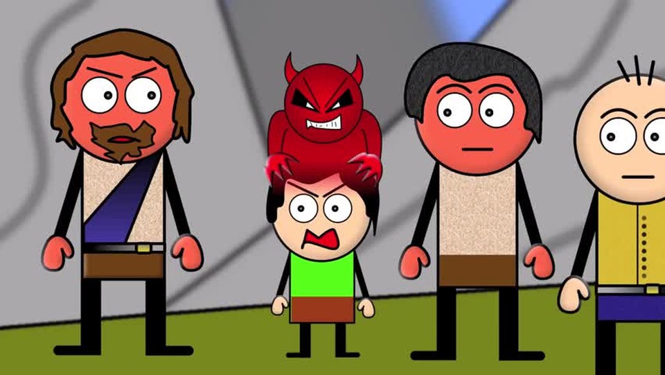 The boy and the demon