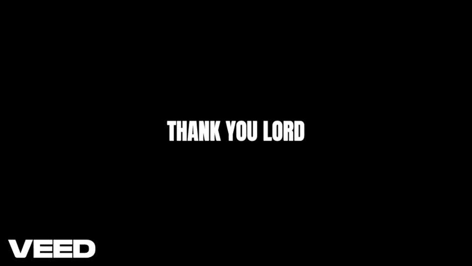 THANK YOU LORD