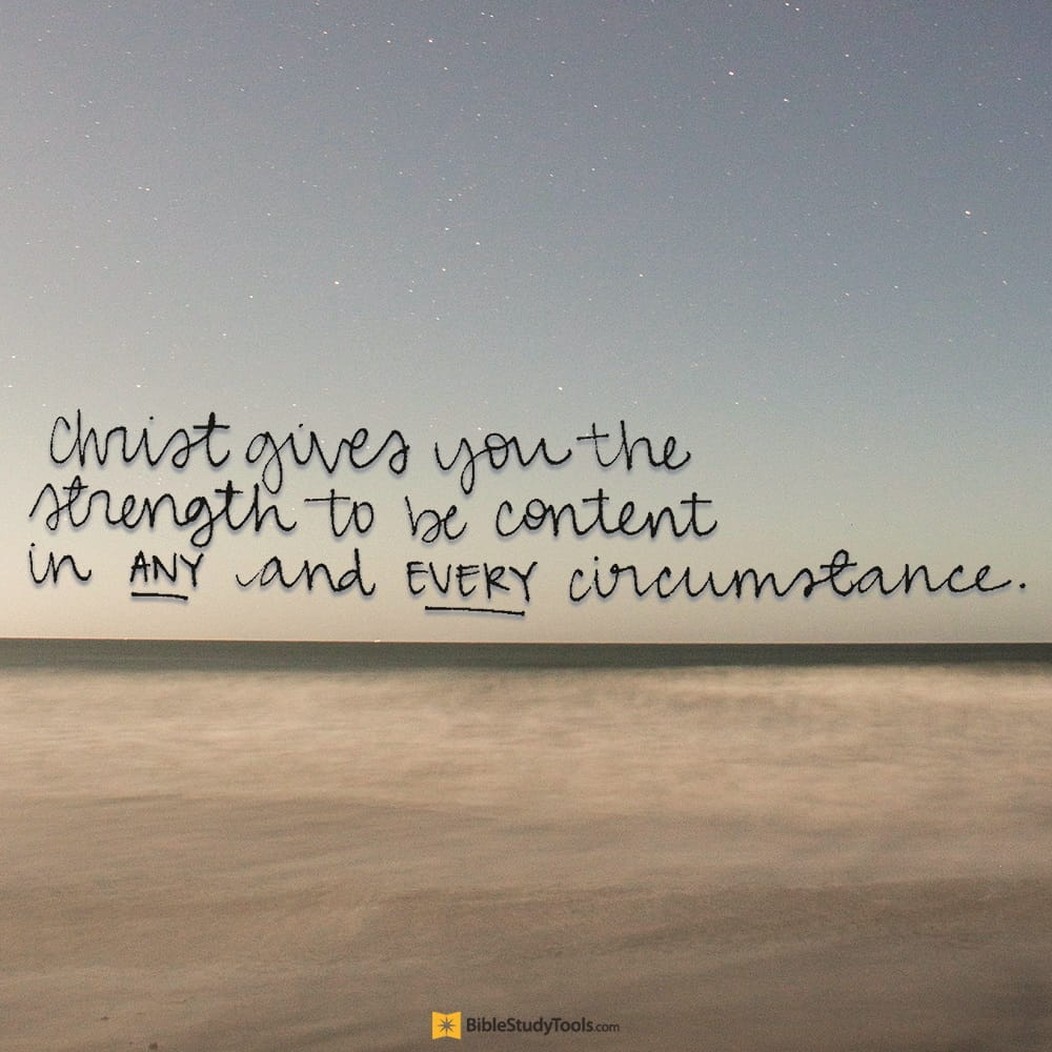 How to be content in all things your daily bible verse november 20