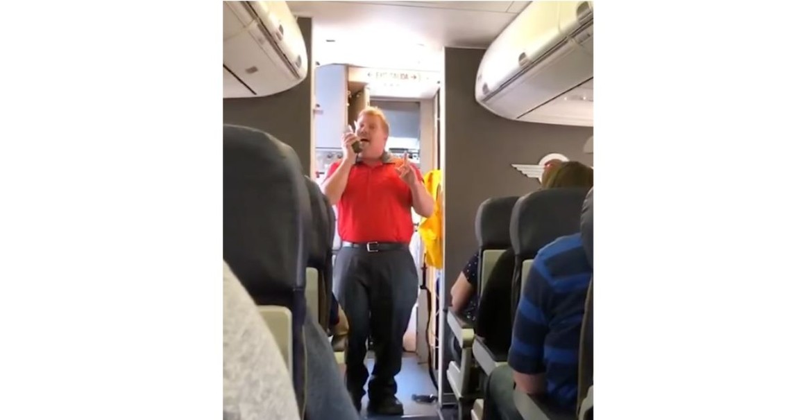 Airline Worker Sings 'You Raise Me Up' for Grieving Mother on Flight