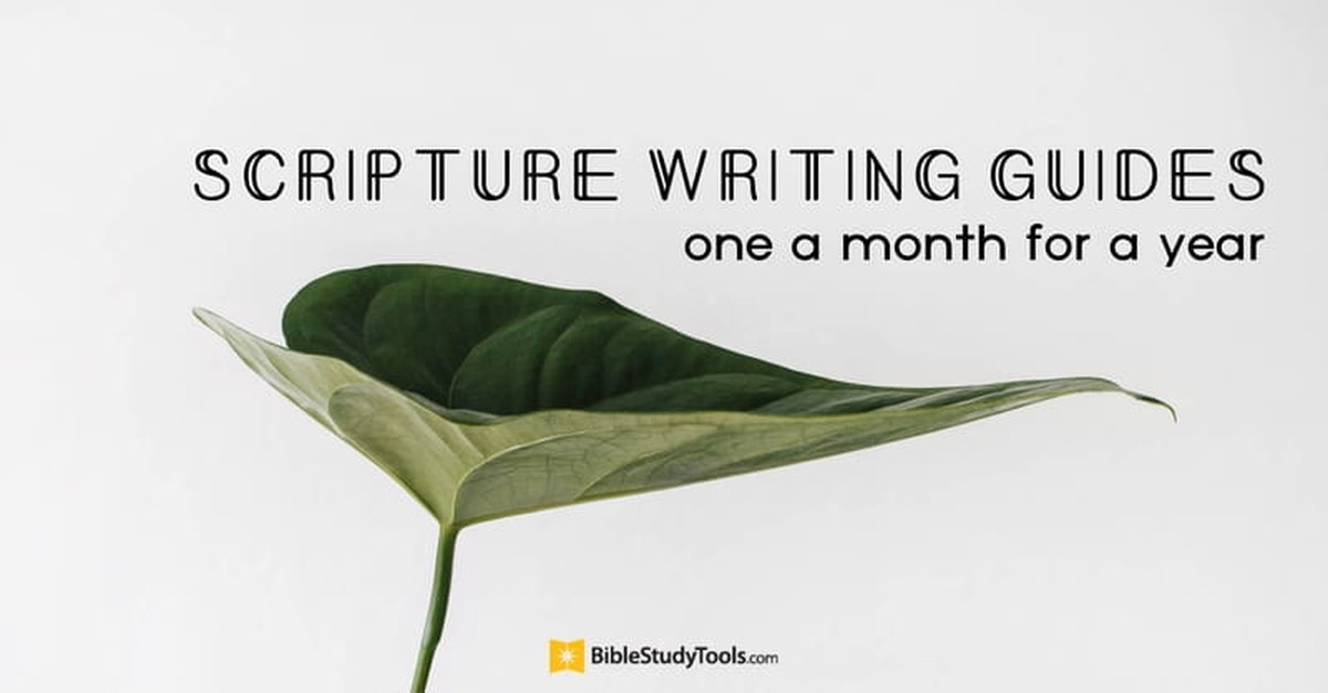 One Year of Scripture Writing Challenges