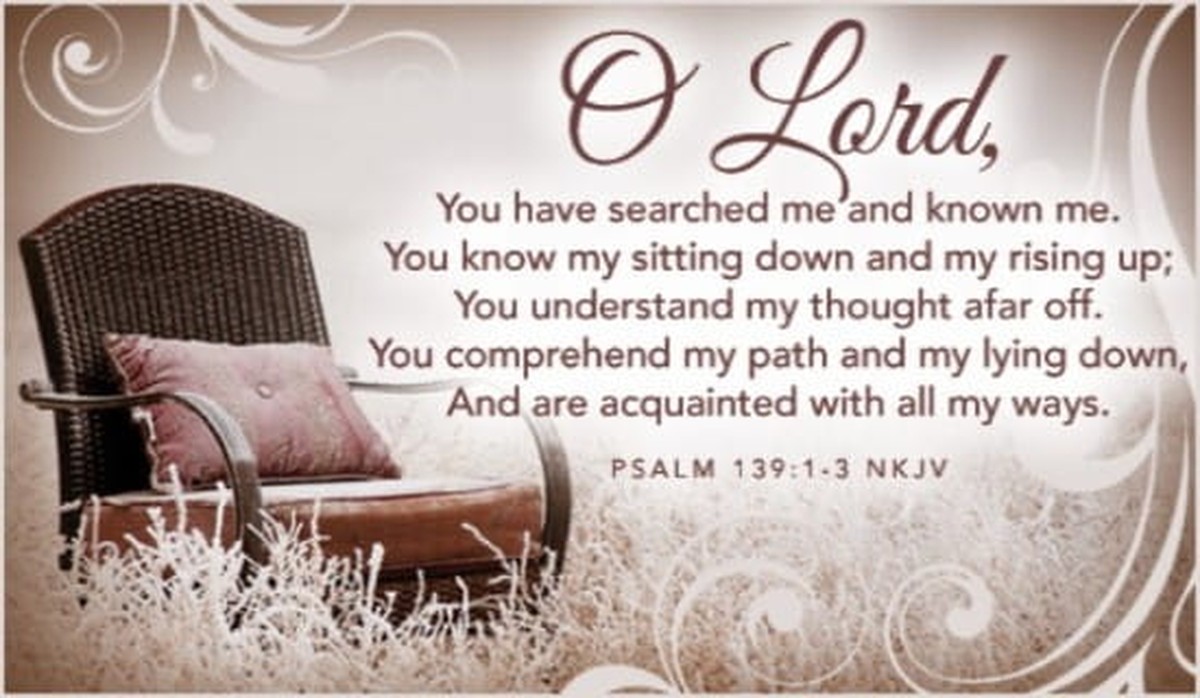 Psalm 139 1 3 NKJV Inspirations