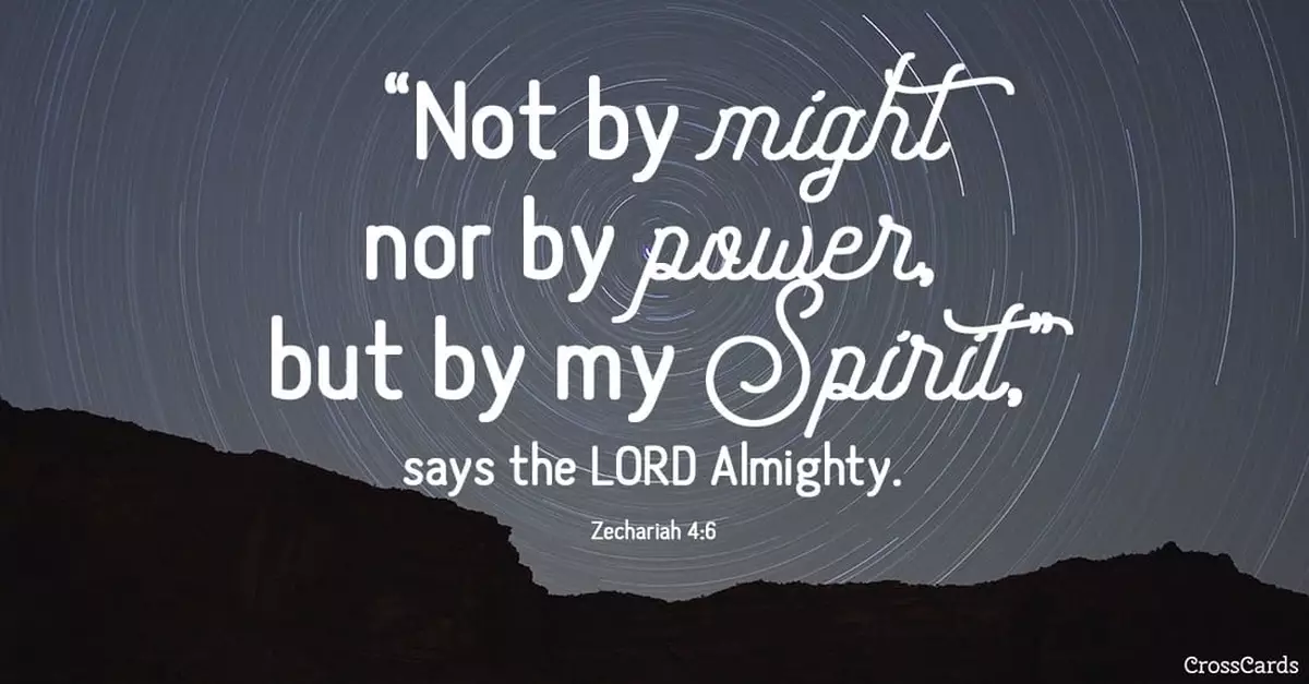 Zechariah 4:6