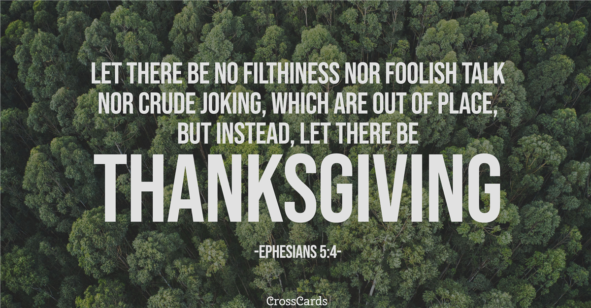 Ephesians 5:4