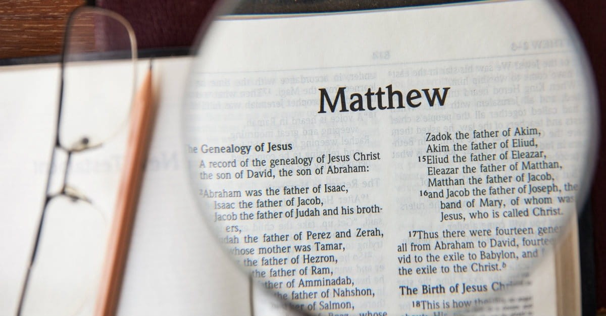 The Genealogy of Jesus: Matthew 1