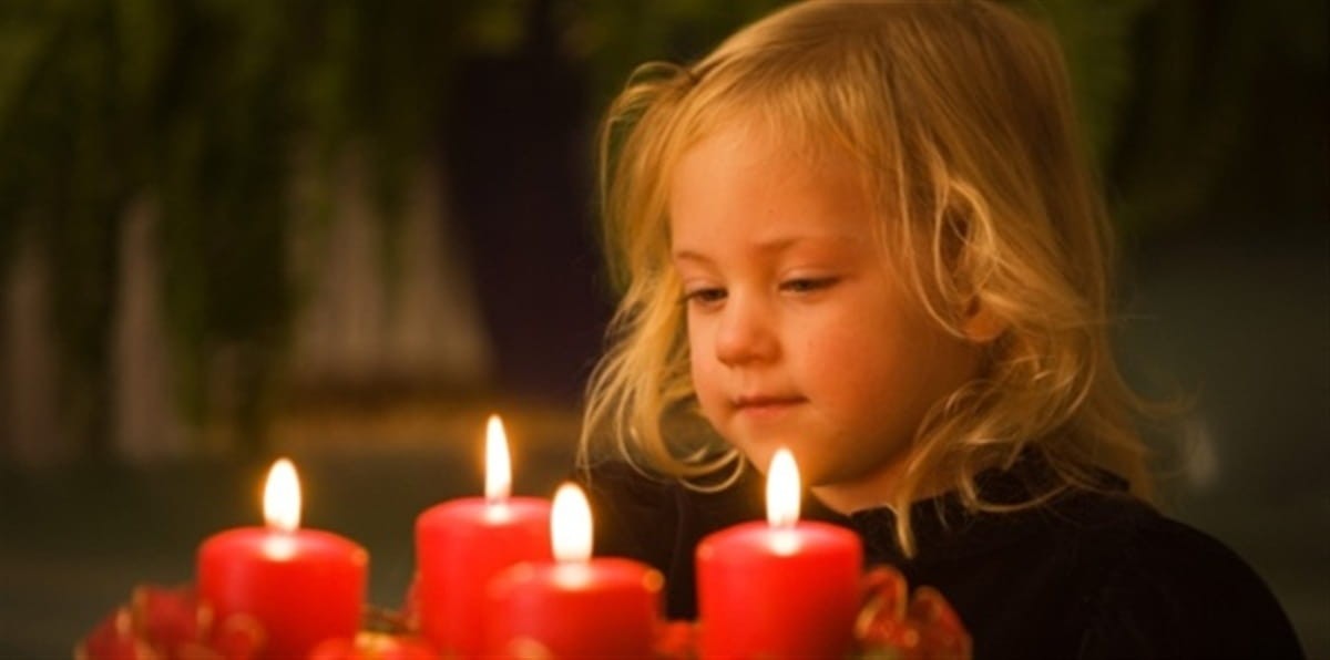 advent prayers candles