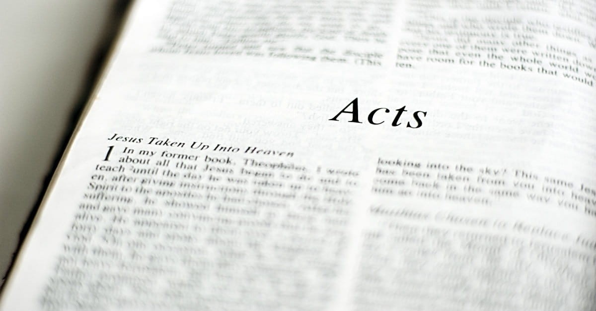 the book of acts bible study