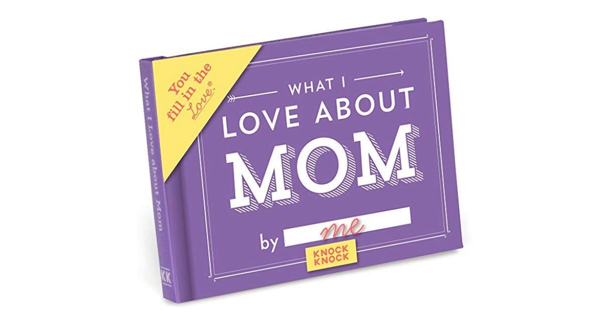 What I Love about Mom Fill in Book