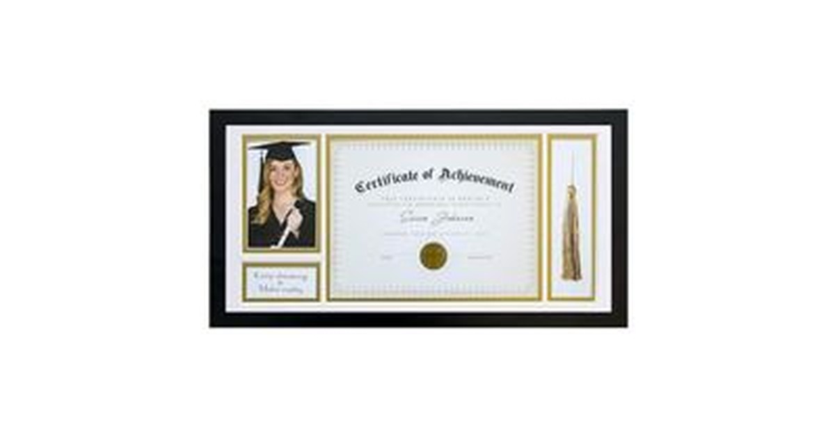 Diploma and Tassel Shadowbox Frame