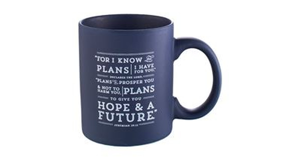 Deep Blue Jer. 29:11 Mug