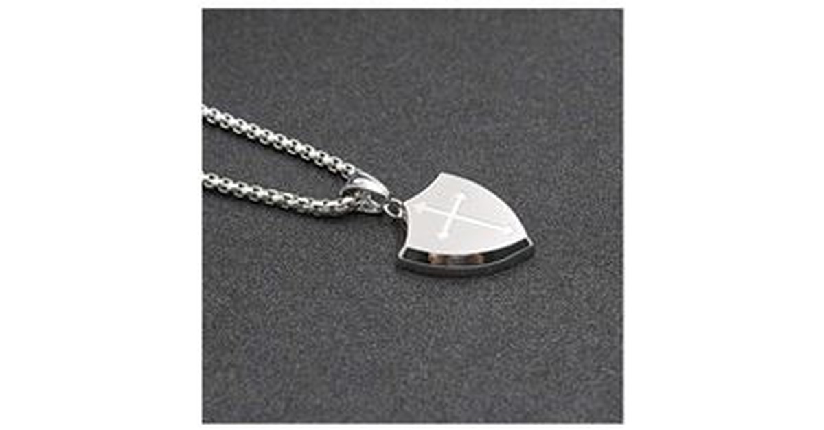 Lemu Jewelry Shield of Armor Necklace