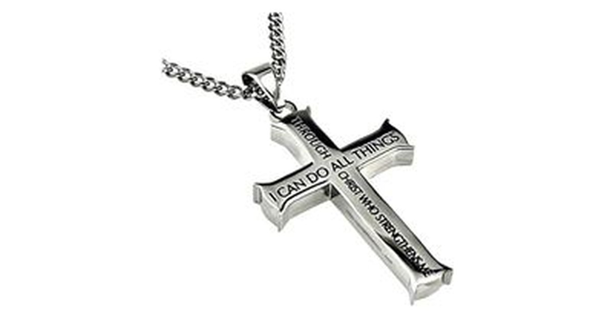 North Arrow Shop Philippians 4:13 Necklace