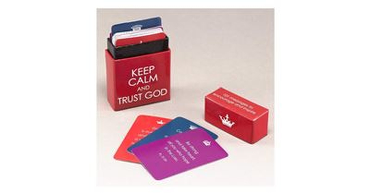 “Keep Calm, and Trust God” Boxful of Blessings