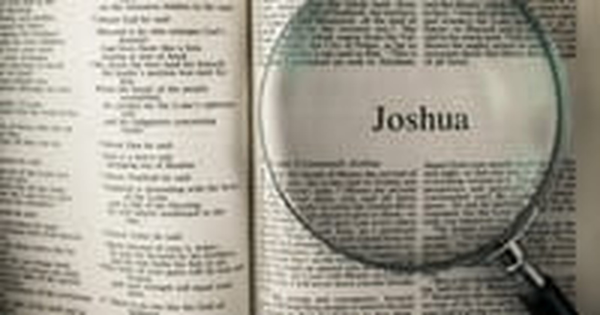 5. Joshua's Pep Talk (Joshua 1)