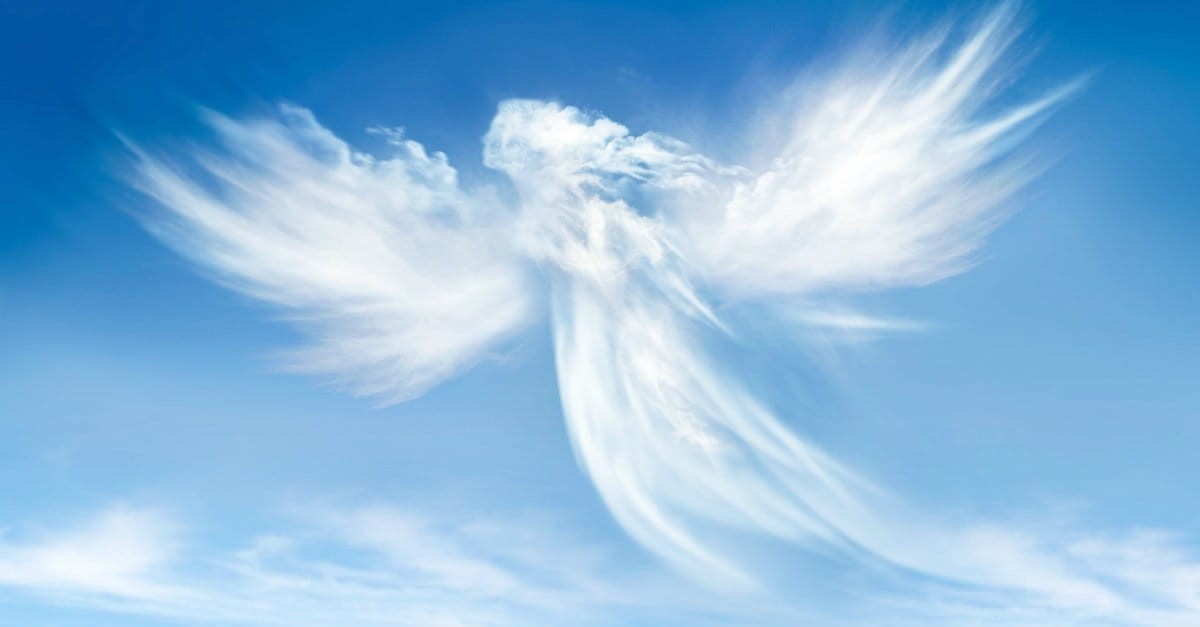 Cloud that looks like an angel