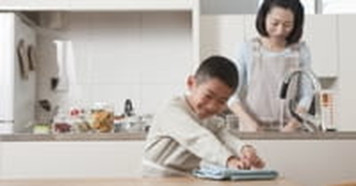 9. Requiring the children to do regular household chores. 