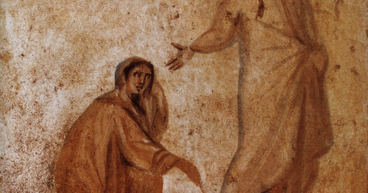 jesus healing a woman