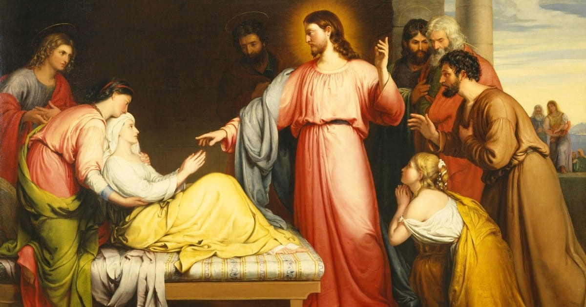 jesus healing woman